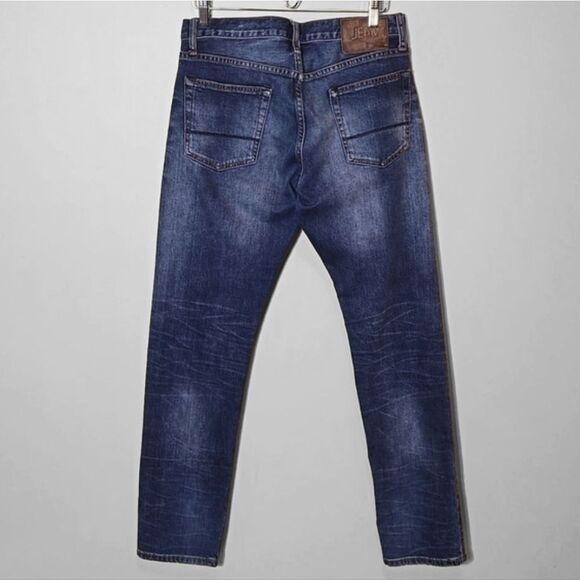 Jean Shop Men's Mick Stretch Selvedge Jeans Size 31 Classic Slim Fit Lafayette - Picture 6 of 13